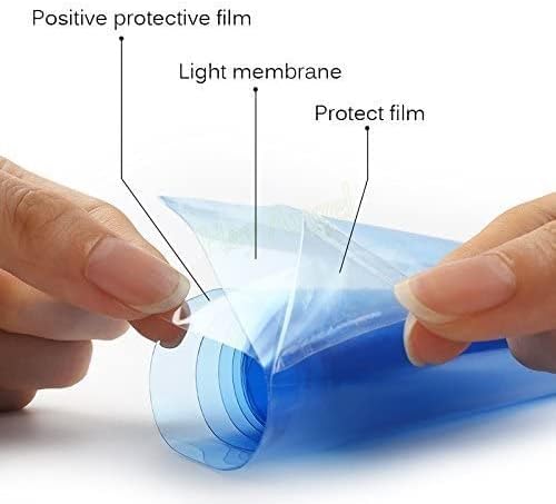 12 by 48 Inches Self Adhesive Headlight, Tail Lights, Fog Lights Tint Vinyl Film (12 X 48, Light Black)