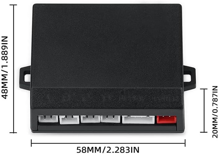 Parking Sensor Kit Backup Sensor Kit Reverse Sensor for Car 18 Color Options for Probes Adjustable Alarm Volume Professional Sensore de Reversa para Carro Safe Driving Assistant(Livid Grey)