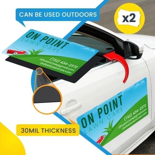 Magnet Me Up Customizable and Personalized Automotive Magnet Decals (12āx24ā Rectangle)