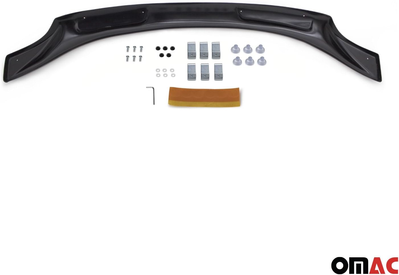 OMAC Front Bug Shield Hood Deflector Guard for Kia Sportage 2023-2025 Black Smoke