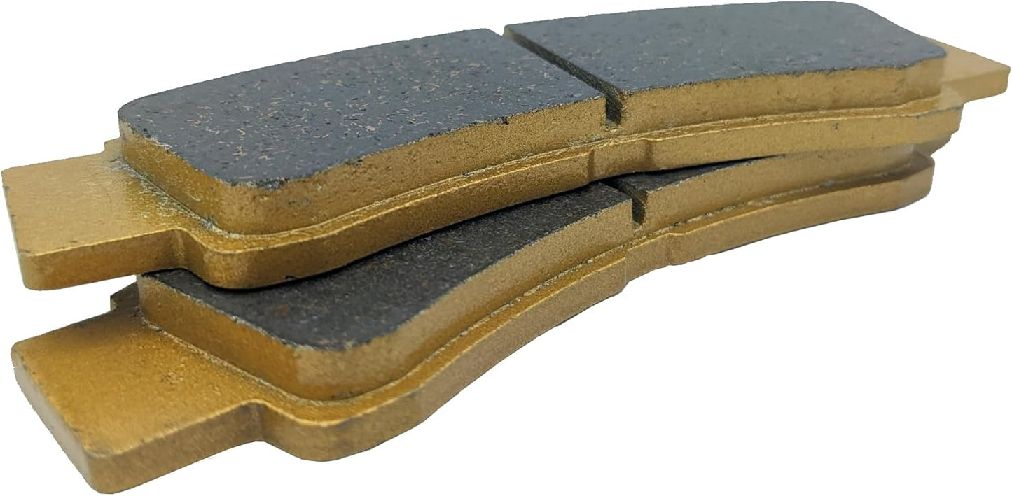 Extra Thick Ceramic Brake Pad Set fits Kawasaki KRX/KRX4 1000 2020-2025 Front & Rear (Extra Thick)