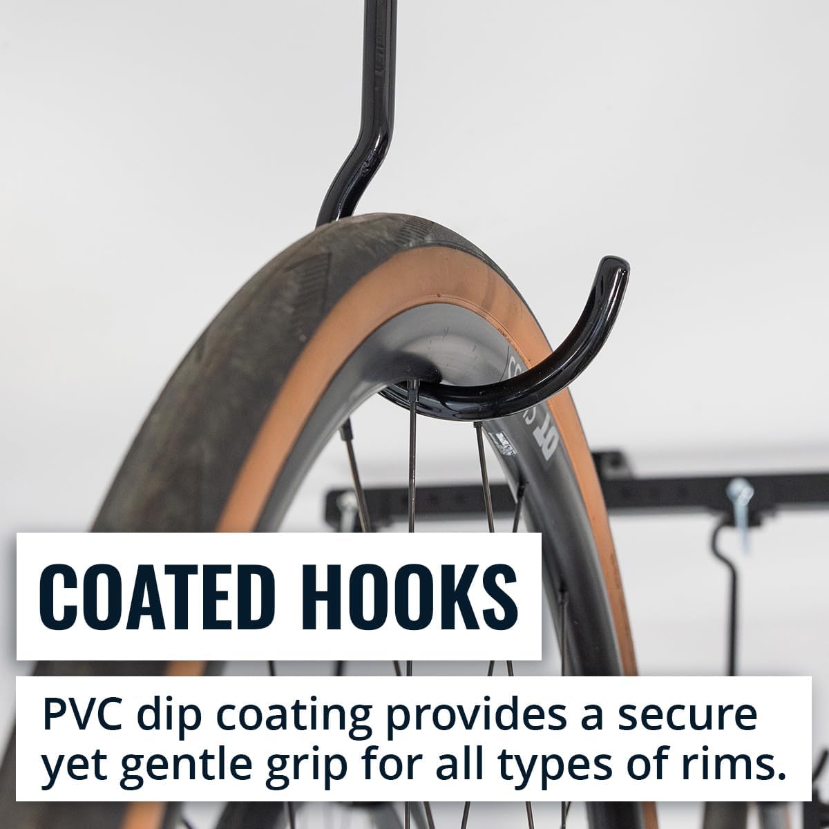 Teal Triangle Ceiling Mounted Bike Rack for Garage - Premium Bicycle Stand & Hanger for Space-Saving Storage | Adjustable Ceiling Hooks Hold 4-8 Bikes - Indoor Bicycle Rack System for basement