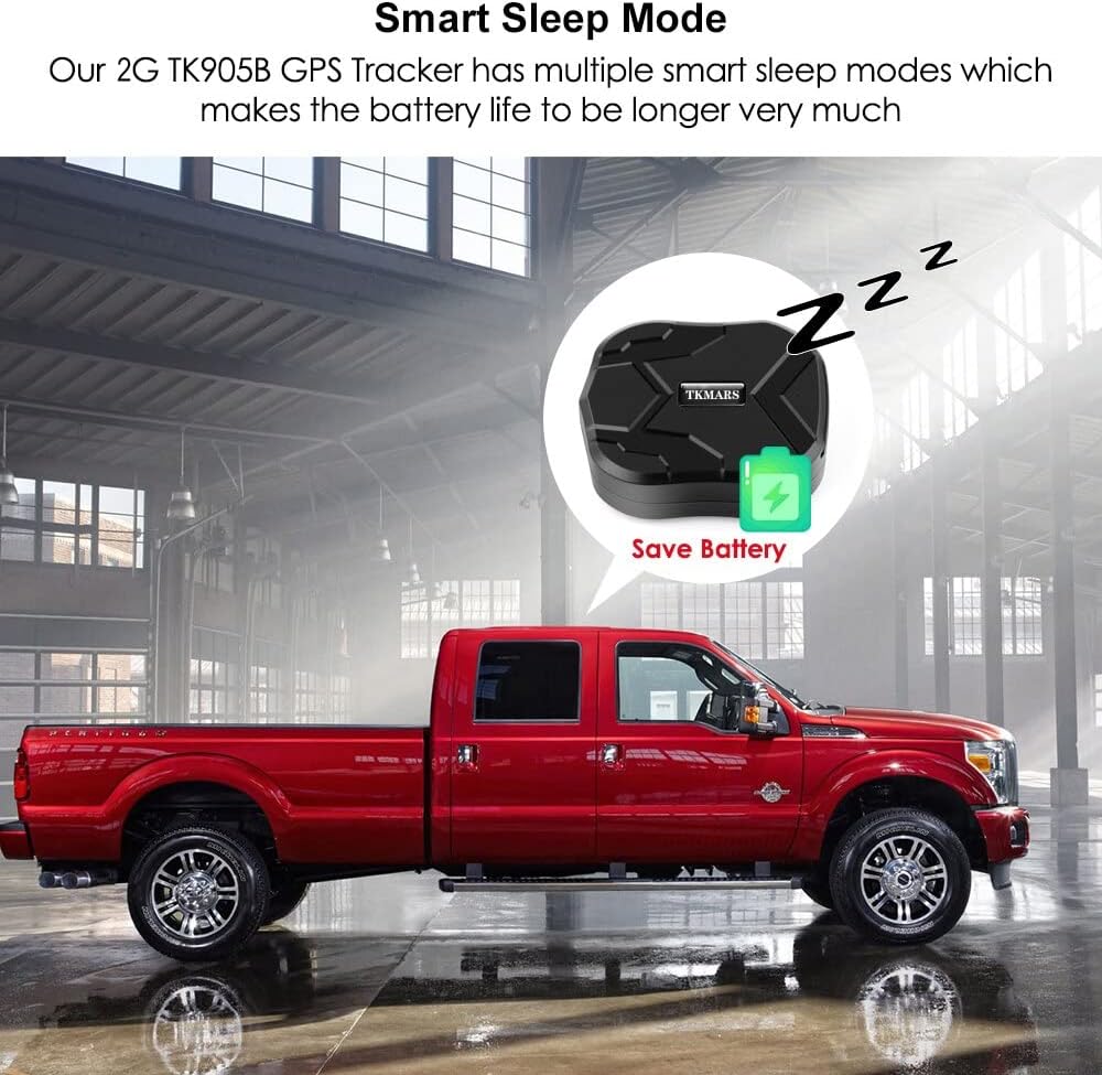 GPS Tracker for Vehicles 4G TK905B 10000mAh Long Battery Life, Car GPS Tracking Device Magnetic, Unlimited Distance Real-Time Tracking Rastreador Motorcycle Camping Car, APP No Subscription