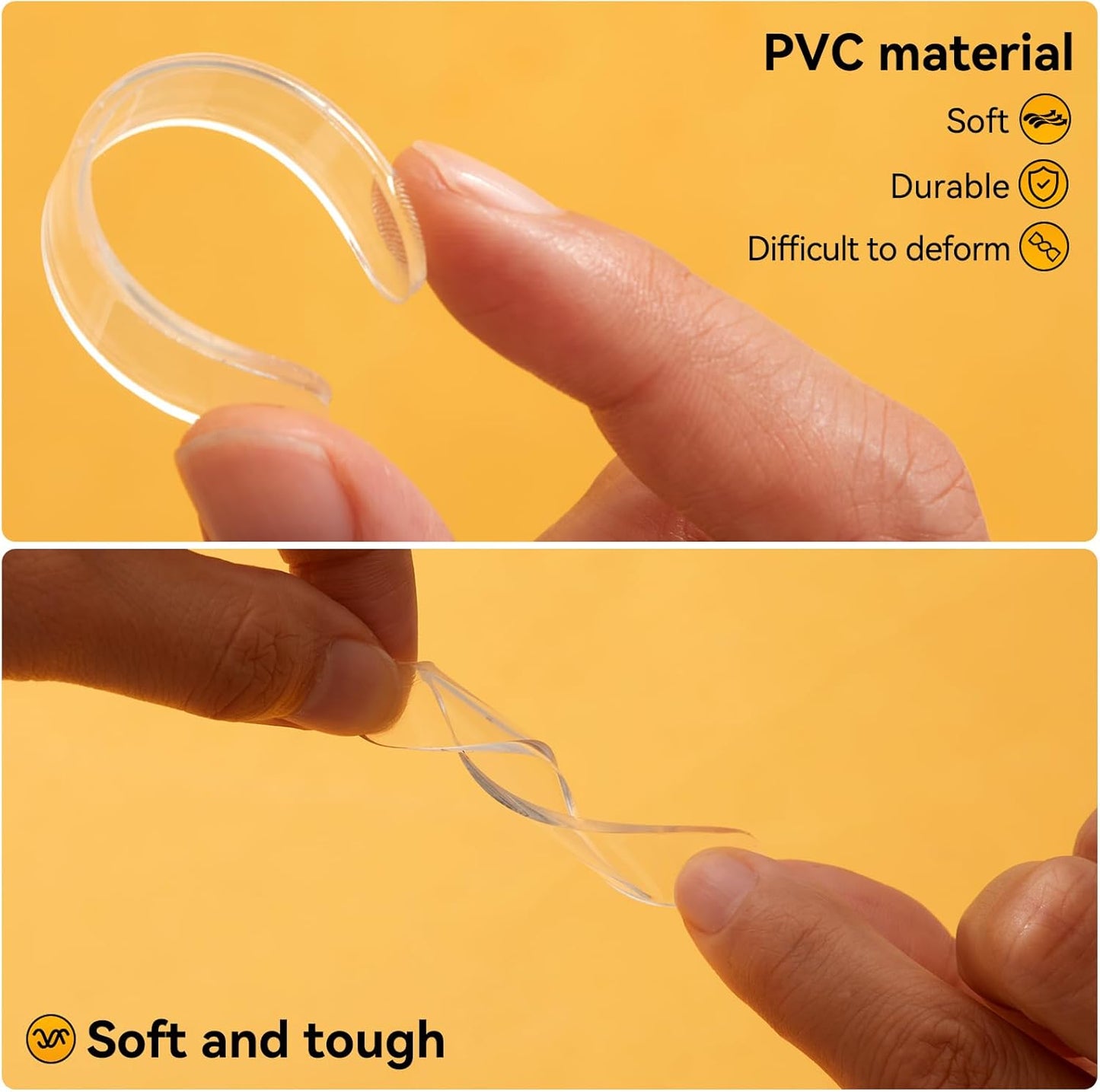 8pcs,Wall Bumpers,Furniture Bumpers,Door Stoppers,Silencing pad,Anti Collision Pad,Using for Refrigerator door,Entrance doors,Cabinet doors,Toilet covers,Table corners(S, 3.5*1cm(1.38*0.39in)