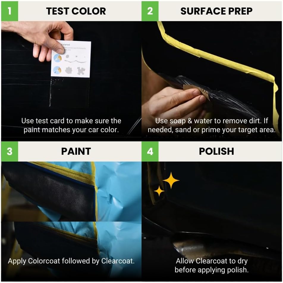 TouchUpDirect 1F9 Slate Metallic Compatible with Toyota Exact Match Touch Up Paint Aerosol - Platinum Kit