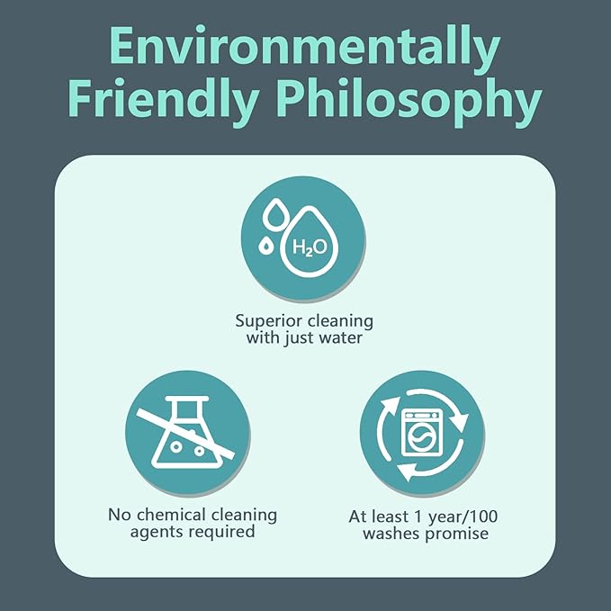 Airlab Microfiber Cleaning Cloth for Glass Cleaner Window Polishing Car Auto Detailing Lint Free Drying Dishes Kitchen Bathroom Magic Cleaning Cloths, Pack of 3, 12" x 12", Grey-Green