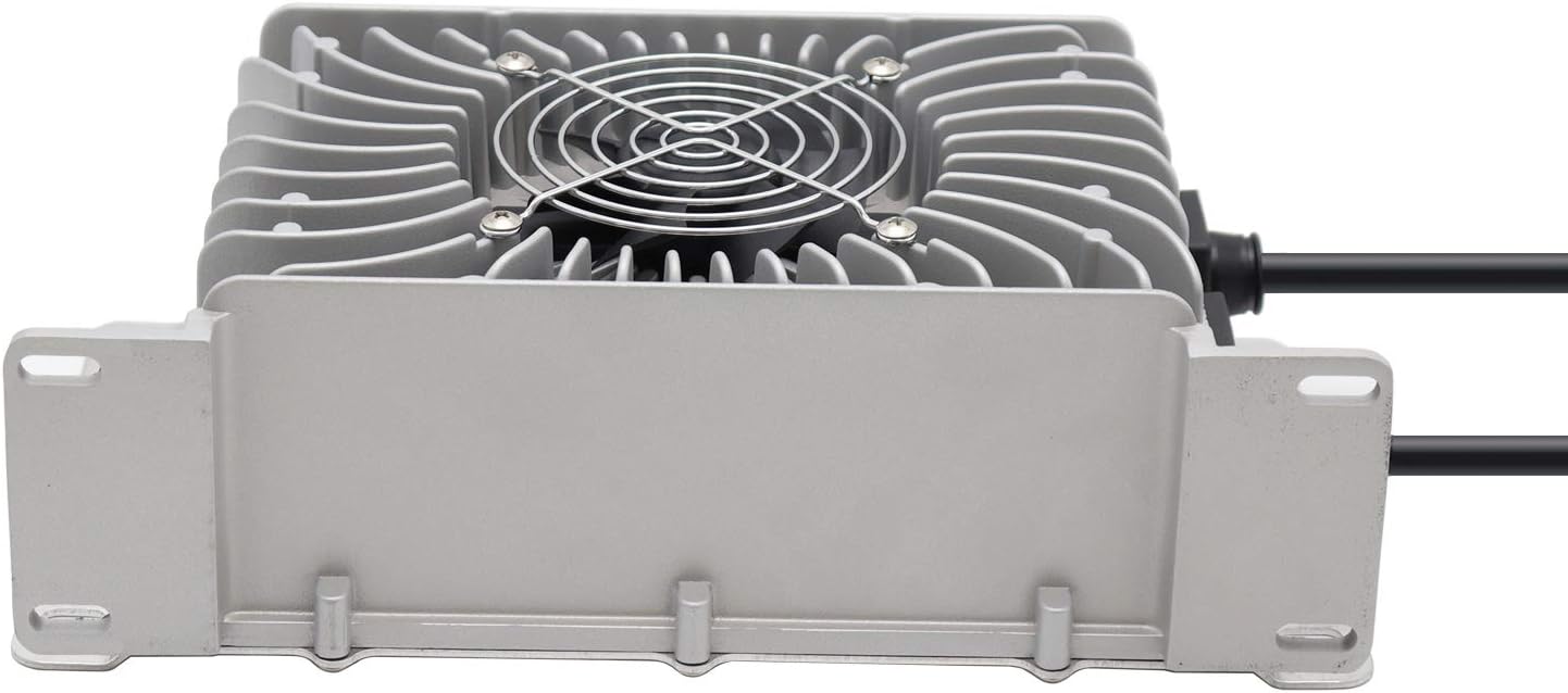 20AMP Battery Charger Replacement for 36 Volt Club Car/Yamaha Golf Cart Waterproof IP68 with Crowsfoot Plug