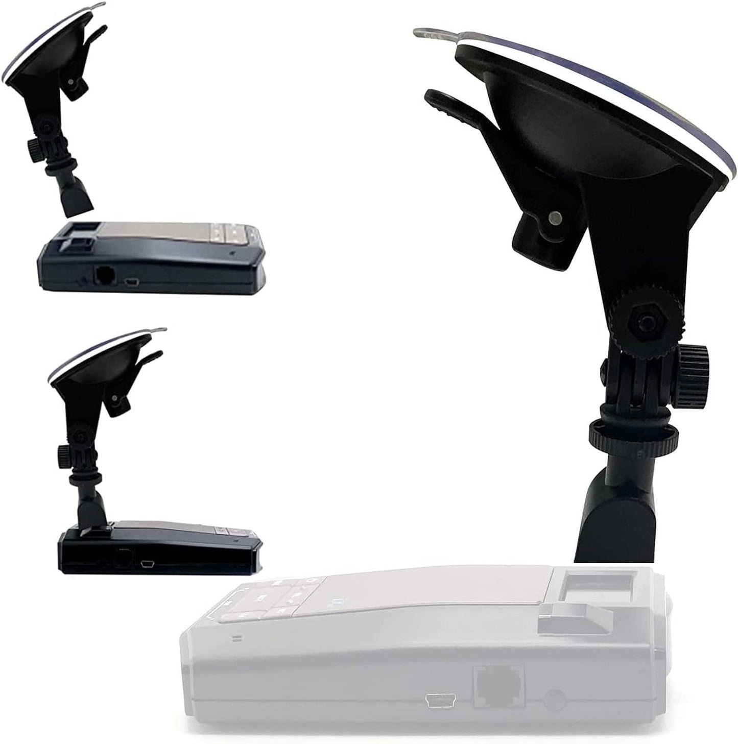 EZ Mag Suction Mount, Strong Suction Mount for Escort IX, IXC, Max 3, Redline EX Beltronics Cobra DualPro GT 360 Radar Detector Black EZ Magnetic Mount-Upgraded Version