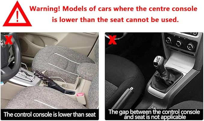 Car seat gap filler organizer,multifunctional car seat organizer,Adjustable Cup Holder car console side storage box Holders phone, sunglasses,car accessories(Black)