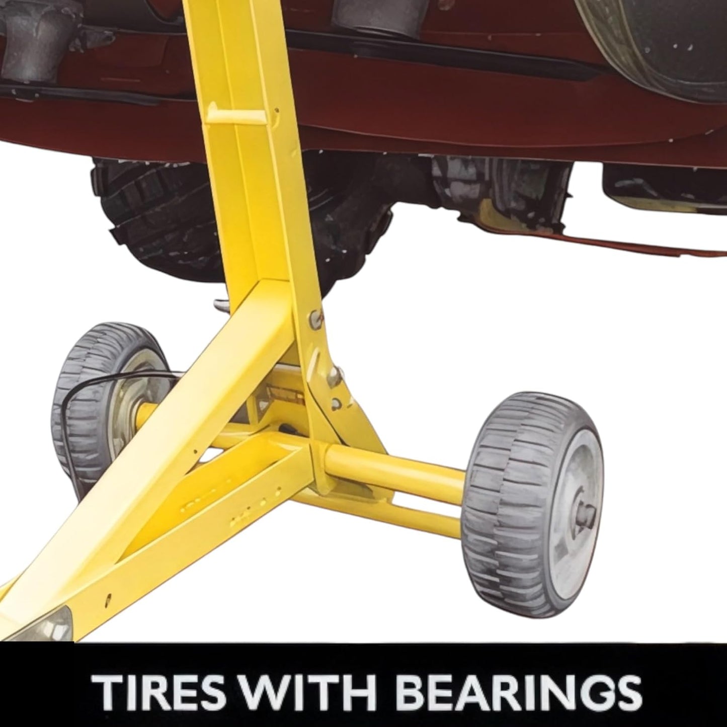 Jungle Jim's Commercial or Push Mower Jack -Lift Most Mowers, Even ZTRs - 800 Pound Capacity!