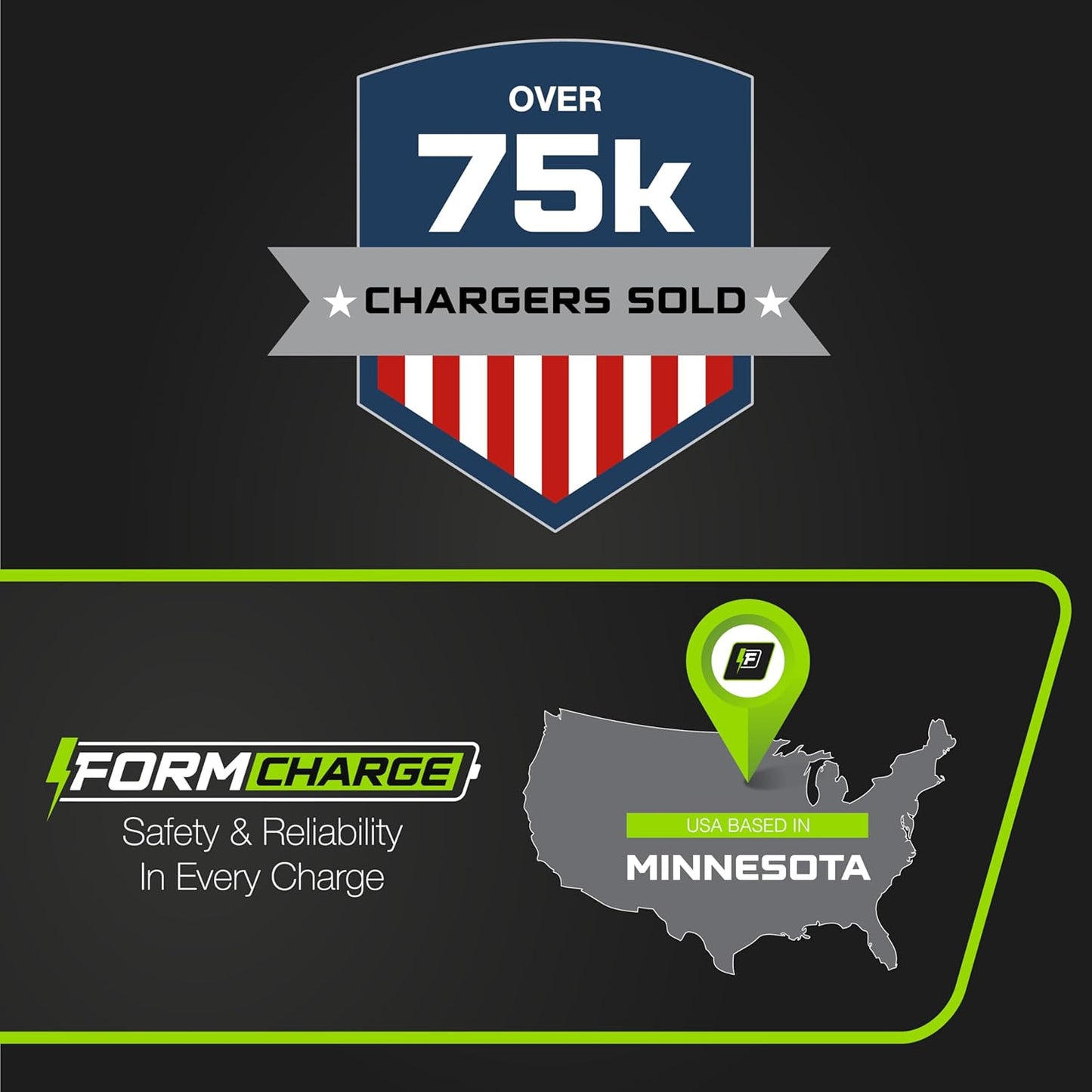 FORM 24 Volt Battery Charger for Genie Skyjack, JLG Scissor Lift, Forklift, Electric Pallet Jack, Floor Scrubber - 24V 25A (24V SB-50)