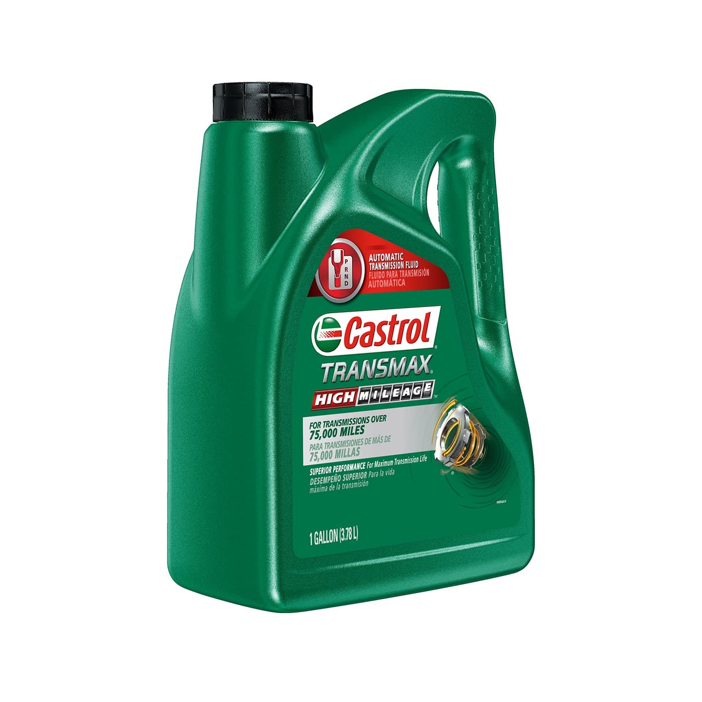 Castrol Transmax High Mileage Automatic Transmission Fluid, 1 Gallon (Pack of 1)