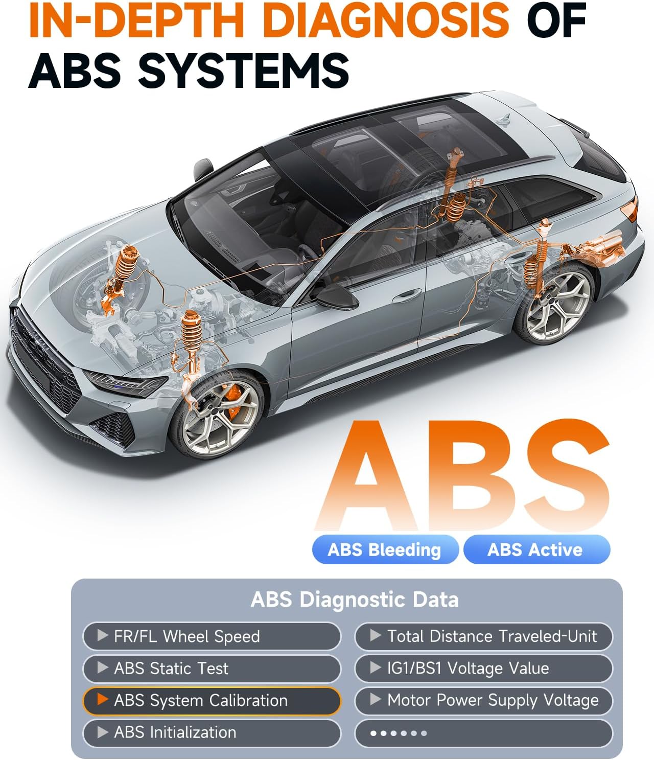 UPGRADED NT630 Plus, FOXWELL NT630 Pro 2-in-1 ABS SRS OBD2 Scanner & Battery Tester, Car Scan Tool with 12V Battery Load Analyzer, 100-1100CCA, ABS Bleed, BMS/OIL/SAS/EPB Reset, Live Data, Active Test