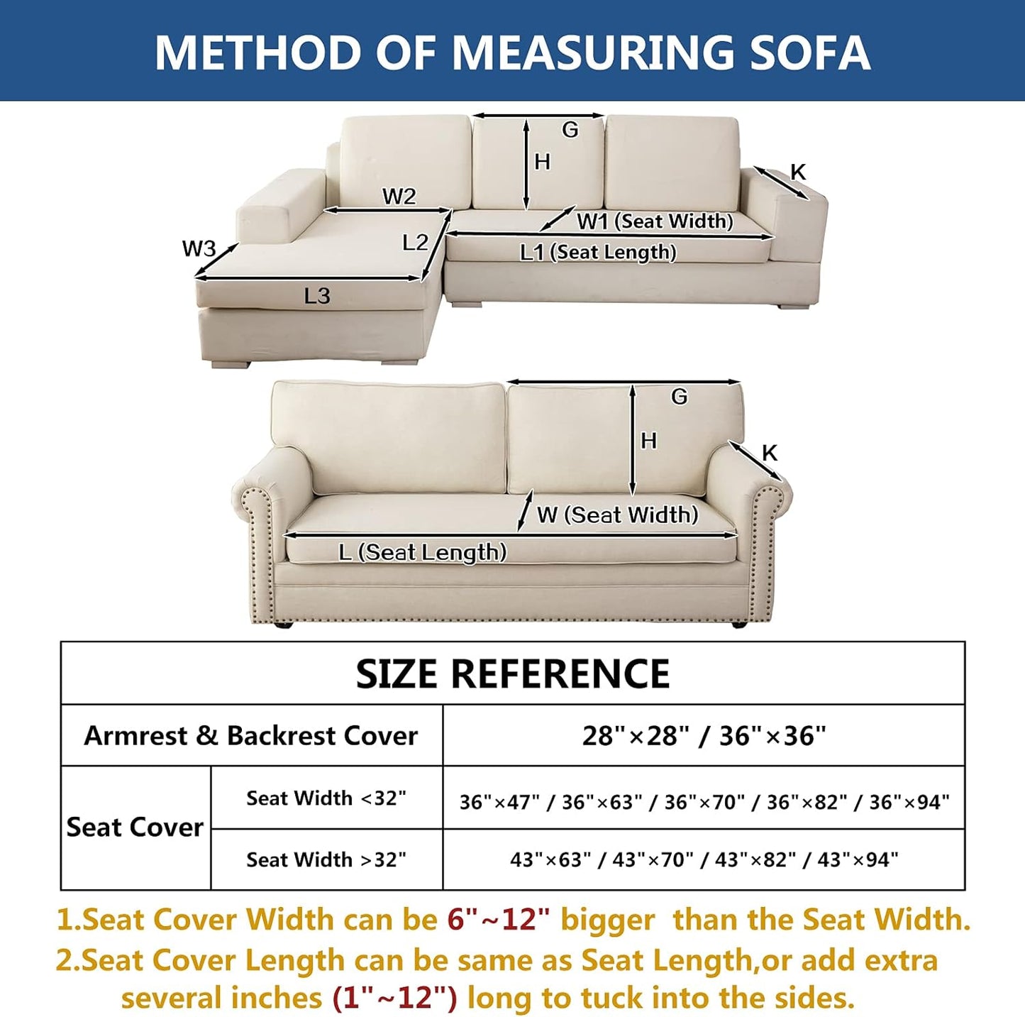 Eismodra Couch Cover,Sectional Couch Covers,Sofa Covers for 3 Cushion Couch,Anti-Slip Sofa Slipcovers for Dogs Cats Kids Loveseat Recliner L Shaped Armrest Backrest,Coffee 36''x36''(Only 1 Piece)