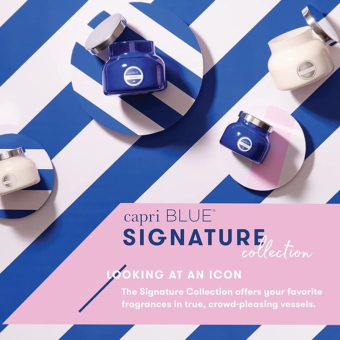 Capri Blue Car Diffuser Refills - Volcano Car Air Freshener Refills With Notes of Sugared Citrus & Tropical Fruits - For Use in Vent Clip - Includes 4 Fragrance Reeds - Travel Essential