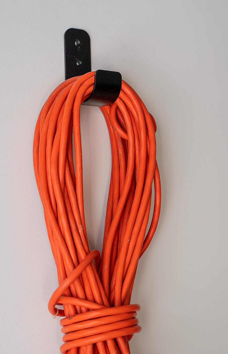 Heavy Duty Garage J Hooks - 4-Pack Wall Mount Organizer for Shop, Tools, Bike, Ladder with Installation Kits