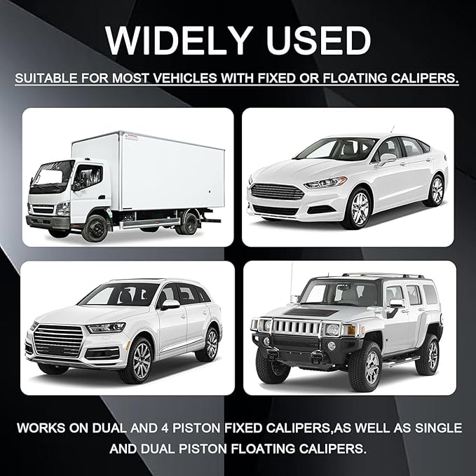 Brake Caliper Compression Tool, Brake Caliper Tool, Caliper Piston Compressor Tool with 2 Heavy-Duty Caliper Hooks, 5-in-1 Universal 360° Ratcheting System for Car Disc Brake Repair Blue (Blue)