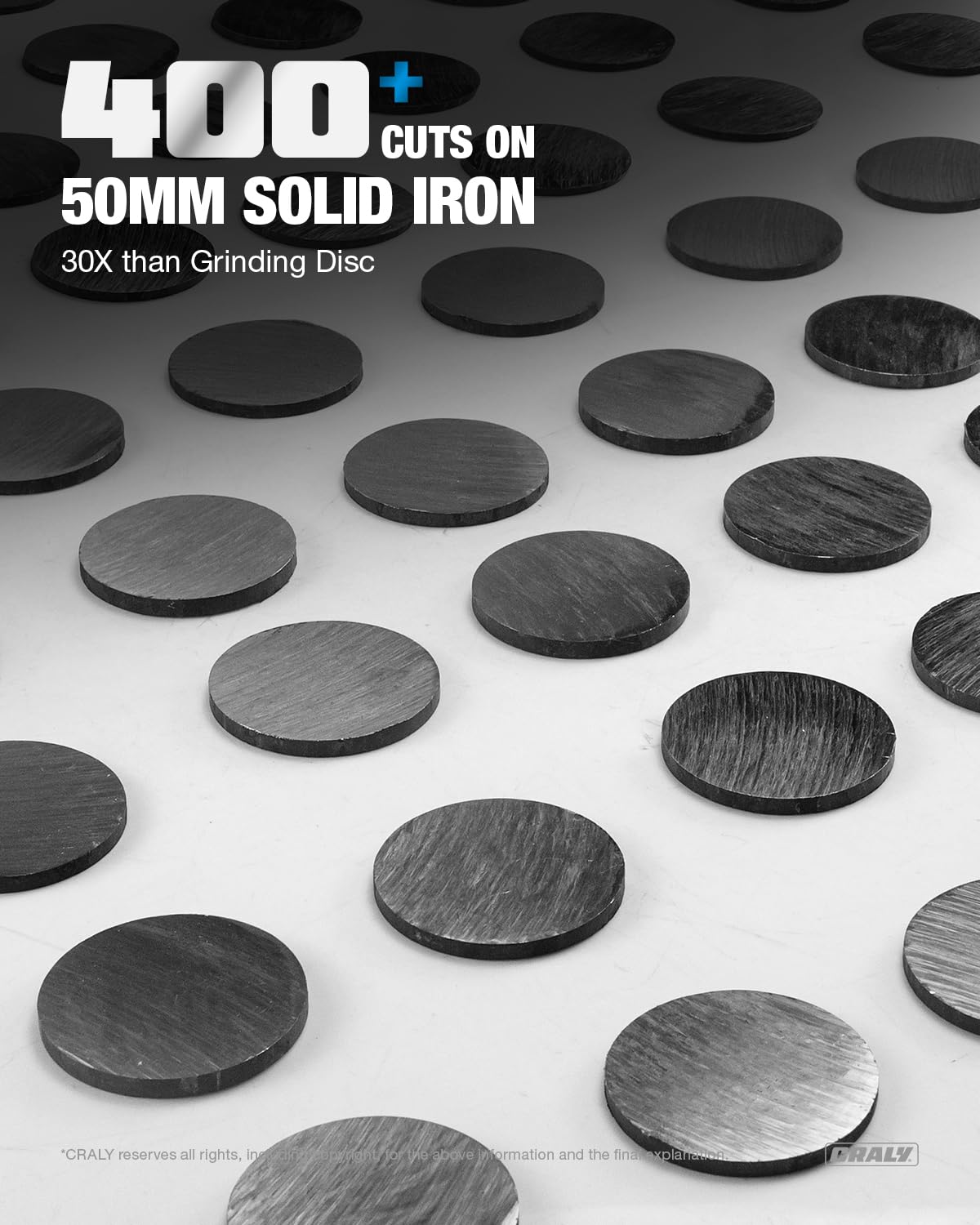 CRALY 14 Inch 66 Teeth Steel and Ferrous Metal Cutting Circular Saw Blade, 1 Inch Arbor, Thin Kerf, Professional Cermet Carbide Tipped Blade for Angle Iron, Threaded Rod, EMT Conduit(C1466MC)