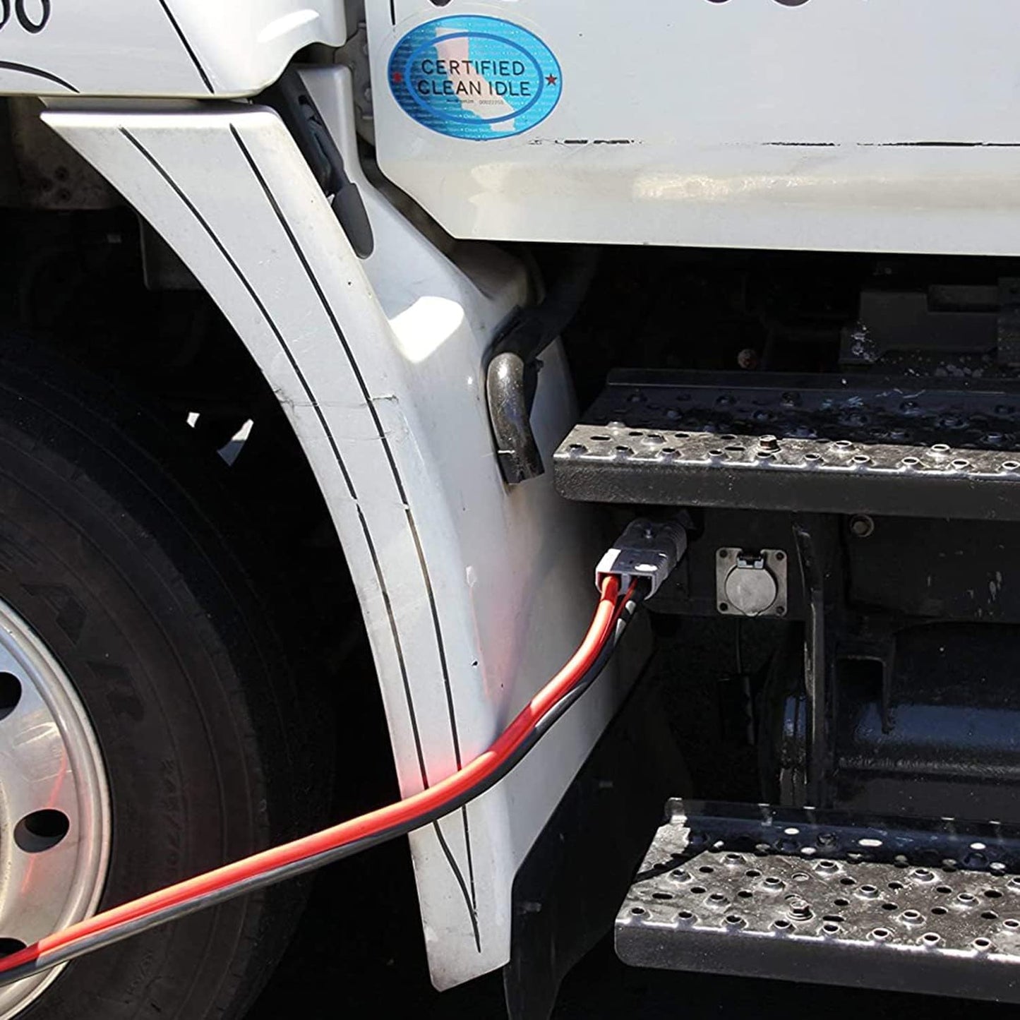 Energizer Jumper Cables, 30 feet, 1 Gauge, 800A, Booster Battery Cables with Permanent Installation kit and Quick Connect Plug for SUV & Trucks with up to 8-Liter Gasoline and 6-Liter Diesel Engines