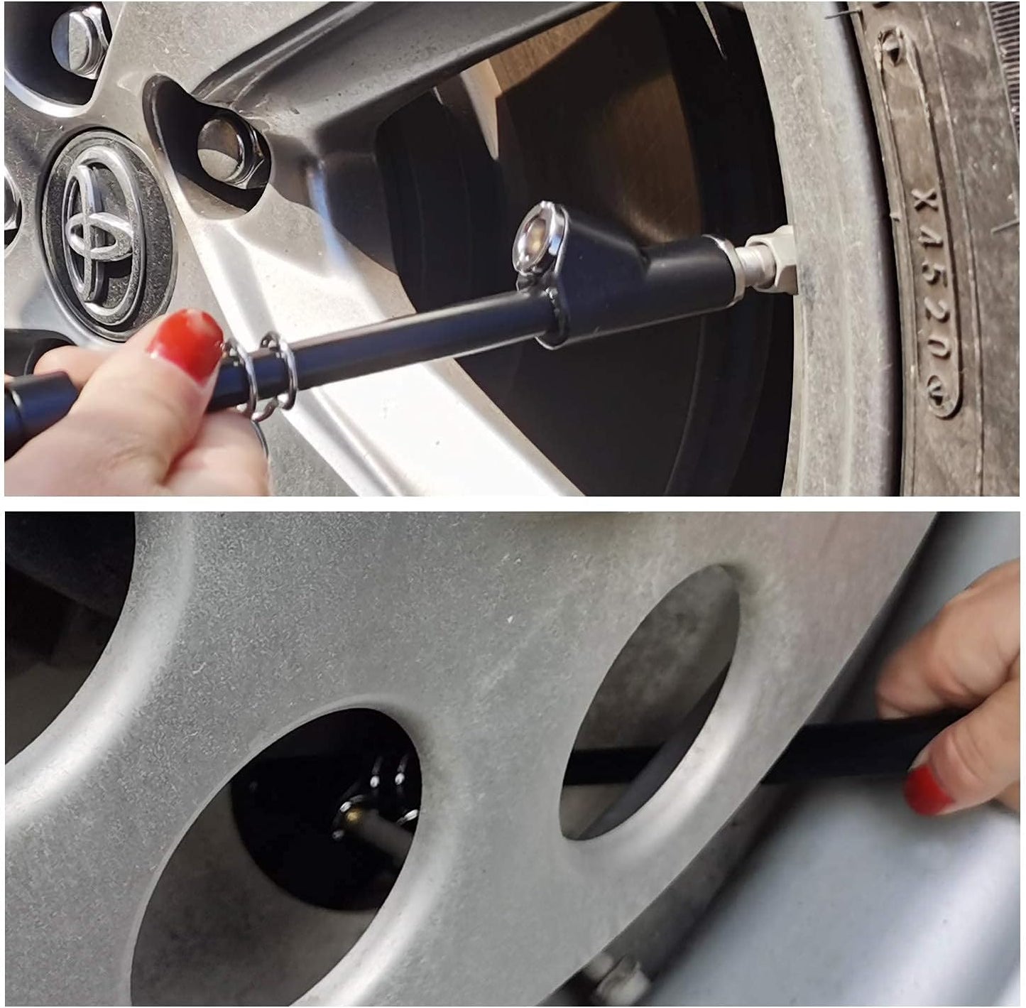 GODESON Dual Head Tire Pressure Gauge, Heavy Duty Pencil Tire Gauge Range 10-150PSI,Dual Head Truck Pen Air Pressure Gauge (Pack of 20)…