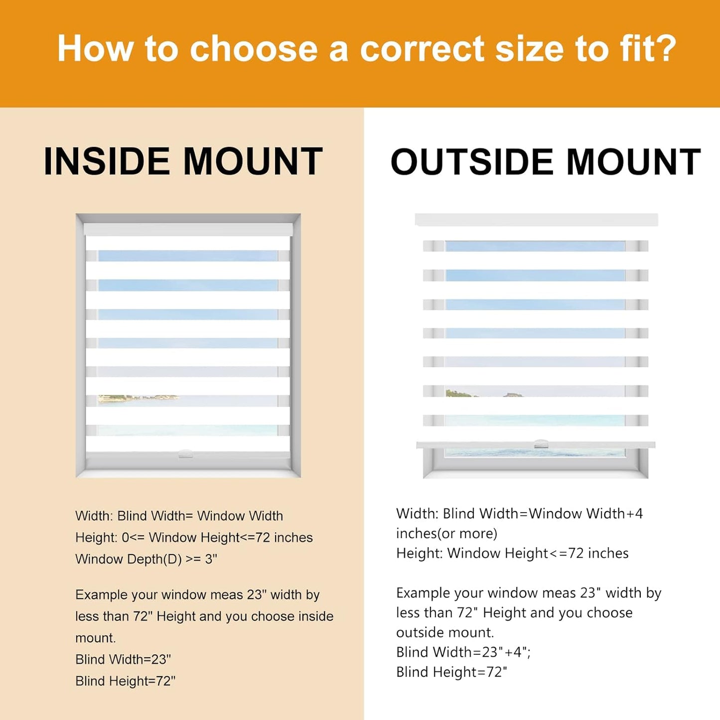 Persilux Cordless Zebra Blinds for Windows Free-Stop Window Blinds (30" W X 72" H, White) Dual Layer Light Control for Day and Night, Light Filtering Sheer Shades for Home, Bedroom, Easy to Install