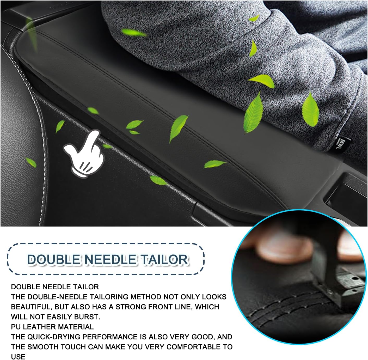 Ruiya Armrest Cover for Toyota Prado LC250 J250 Center Console,for Toyota Land Cruiser 250 Accessories Soft Comfy Center Console Lid Cover Compatible with 2024 2025 Land Cruiser 1958/First Edition