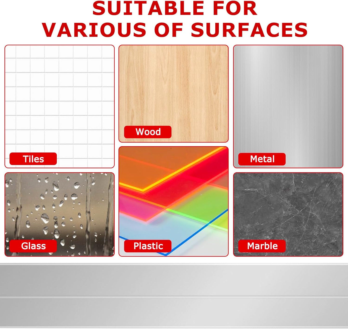 Flexible Wall Corner Protector Moulding Trim Peel and Stick Wall Corner Guards Edge Protector Self Adhesive Molding Trim Strip for Edge Ceiling (Silver, 0.8 in x 10 Ft)