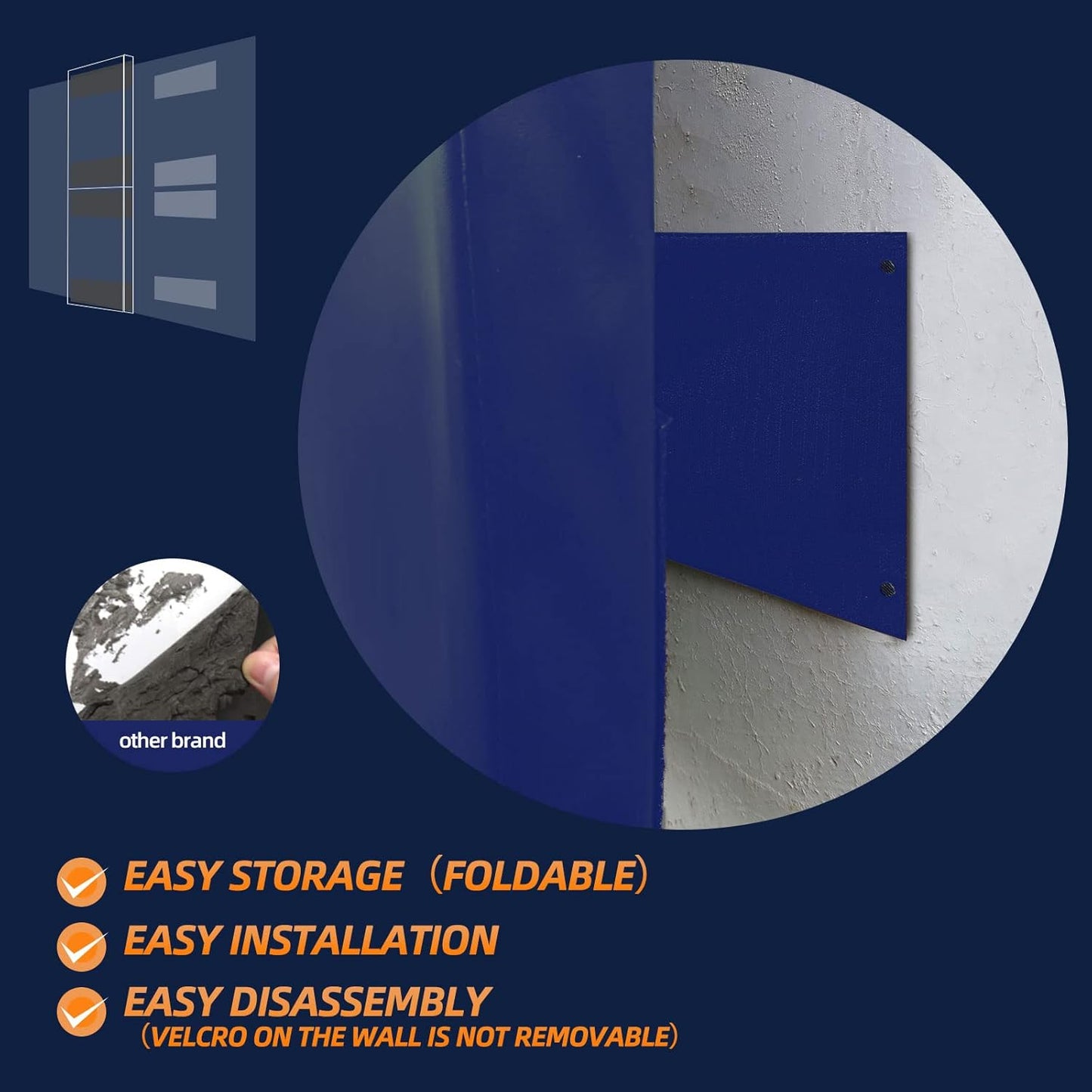 PROGOAL 2"/4" Thick Foam Protection Wall Pad,Gym Basketball-Court Protectors,Durable Waterproof Padding for Wall-Mounted Basketball Hoops(60" L x 20" W)…