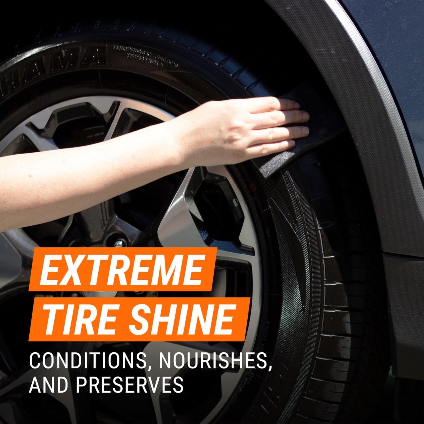 Armor All Wheel Cleaner and Tire Shine Kit, Heavy Duty Car Wheel Cleaner, Extreme Tire Shine Spray and Wash Brush - 3 Count