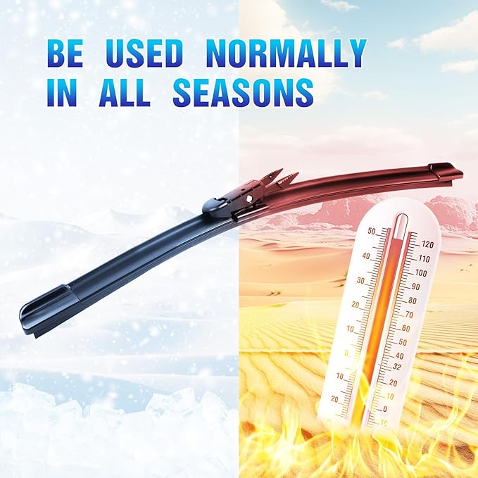 5 PLUS® Windshield Wipers Replacement for Chevrolet Chevy Traverse 2017-2012,Silicone Water Repellent Wiper Blades-24"/21"/13"(Set of 3), OEM Fit, All-Season, Easy Installation