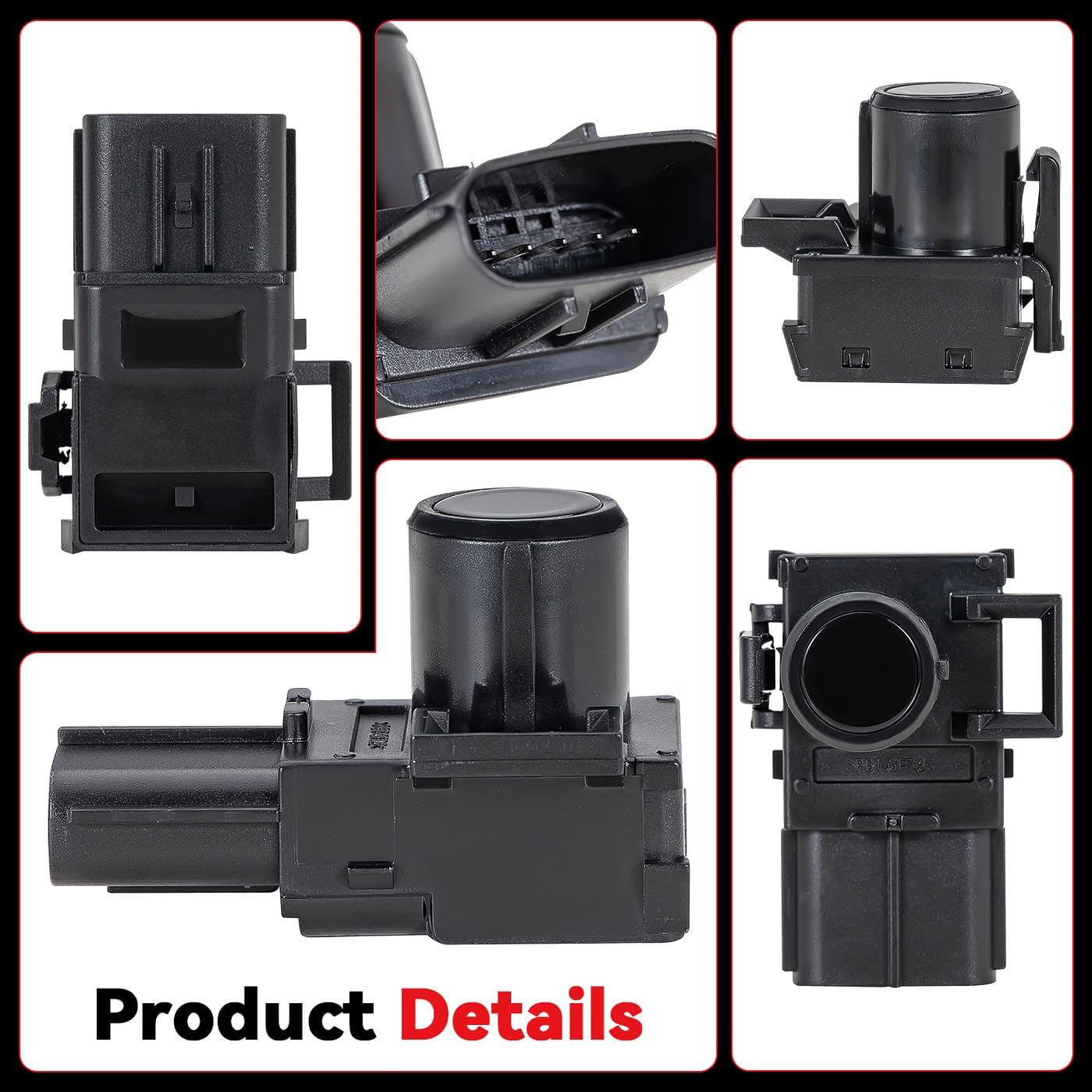 4pcs PDC Bumper Parking Aid Assist Sensor Backup Reverse Radar Replacement Kit - Compatible with 2011-2017 Toyota Sienna Lexus 2010-2013 GX460 2010-2012 RX350 RX450h - 89341-48010 89341-60030