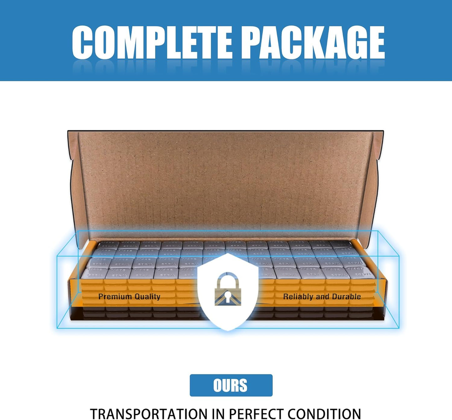 1/4 Oz Stick on Wheel Weights (1box,288pcs,72oz),Gray Adhesive Backed Wheel Weights for Cars, Trucks, SUVs, Motorcycles