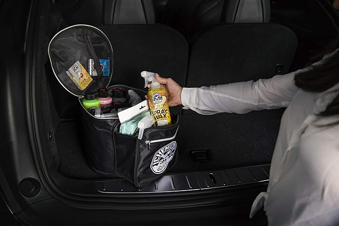 Chemical Guys ACC610 Detailing Arsenal Bag & Trunk Organizer, Small (Holds Up to 12 - 16 oz Bottles)