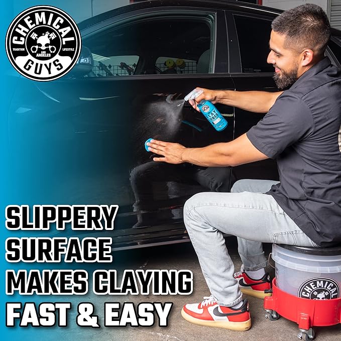 Chemical Guys WAC_CLY_100_16 Clay Luber Synthetic Lubricant with Wetting Agents for Clayblock and Car Detailing Clay (Works on Cars, Trucks, SUVs, Jeeps & More), 16 fl oz