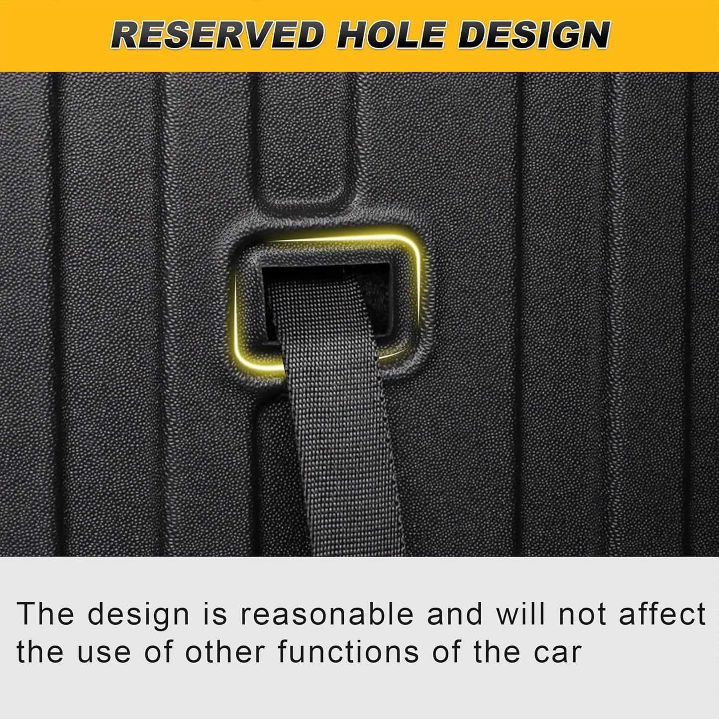 Original Cargo Mat Fit for Honda Pilot 2023-2025: Cargo Liner with Backrest Mat Behind 3rd Row Back Seat Protector - All Weather Protection Waterproof Trunk Mat with Back Seat Cover Pilot Accessories