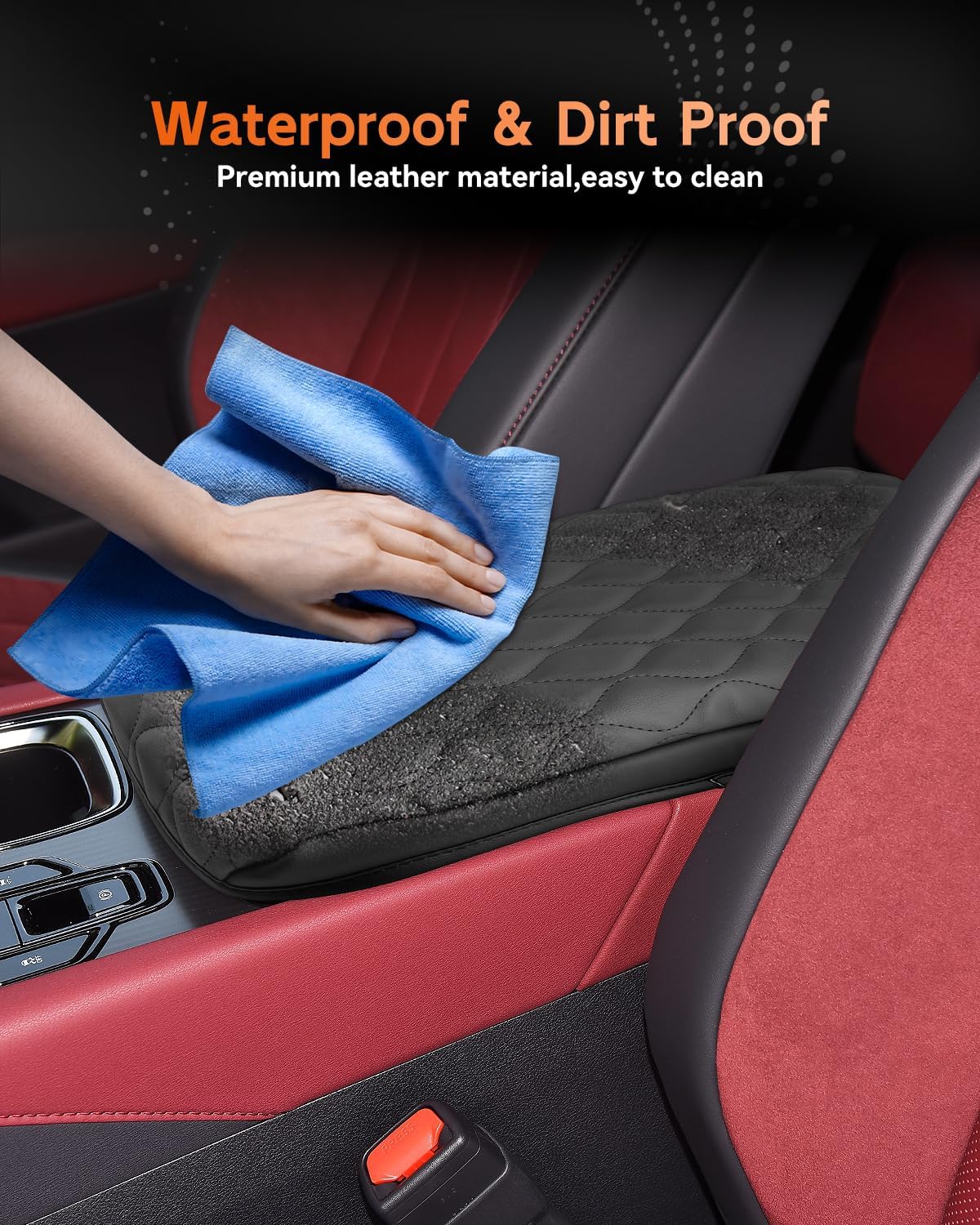 CDEFG for 2023-2025 Lexus RX 350/350h/ 450h+/ 500h F Sport Center Console Cover Armrest Box Cover for RX350 RX350h RX450h RX500h 2023 2024 2025 Accessories Console Arm Rest Protector