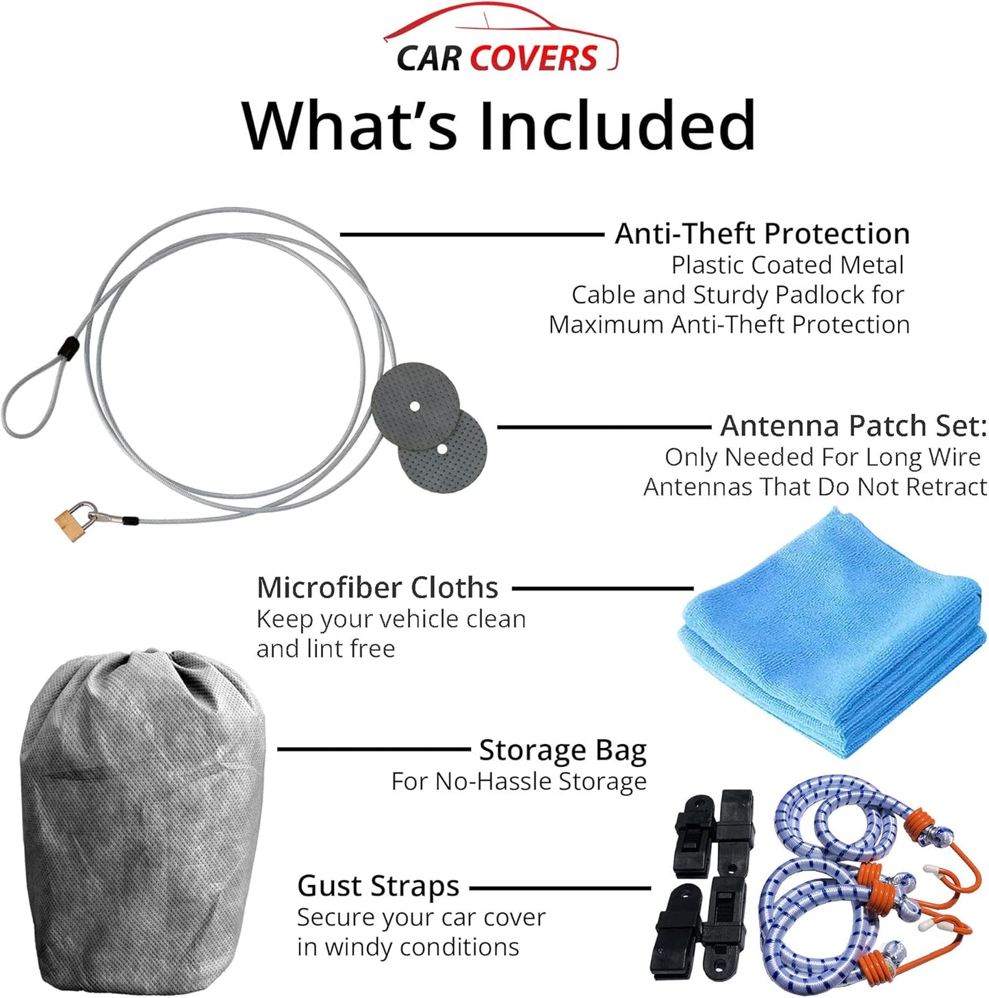 Car Covers Weatherproof Max Truck Cover & Warranty Compatible with Ford 2023-2024 F-450 Crew Cab~8 with Camper Shell– Outdoor Cover, Prevents Theft with Cable Lock