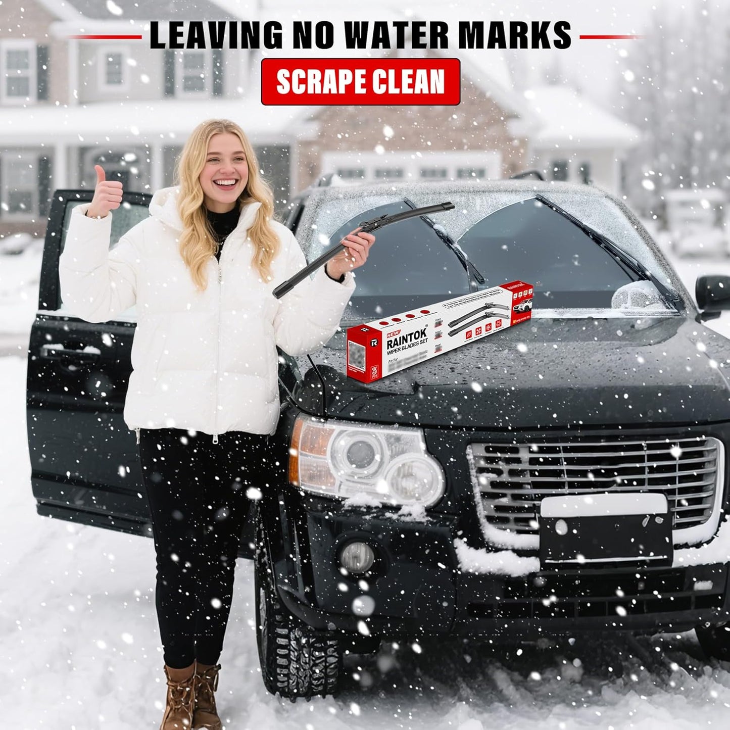 Windshield Wiper Blades Replacement for 2011-2022 Dodge Durango / 2011-2013 Jeep Grand Cherokee Original Factory Quality Front Rear Wipers Blade Set for My Car - 22" 21" 12" (Pack of 3)