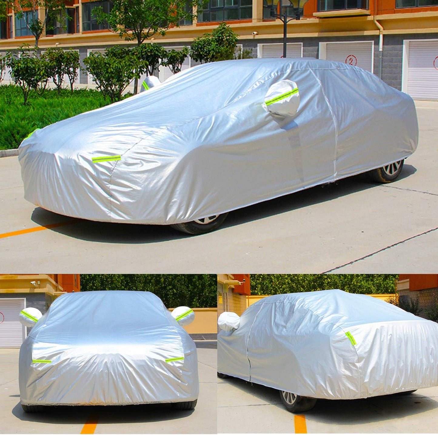 KouKou Oxford SUV Car Cover Custom Fit Ford Explorer from 1995 to 2025, Waterproof All Weather with Zipper Door, Sun Rain Dust Snow Protection. (Ships from US Warehouse, Arrive Within 3-7 Days)