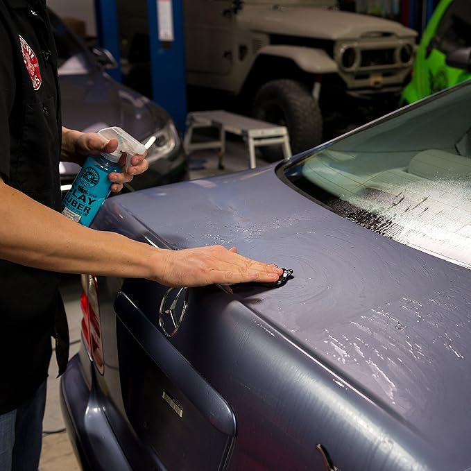 Chemical Guys CLY_KIT_1 Heavy Duty Clay Bar and Luber Synthetic Lubricant Kit, 16 oz, 2 Items, Black