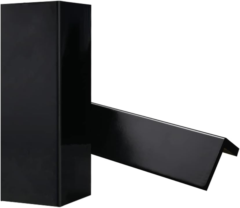 GUEQUITLEX Garage Wall Guards Foam Car Door Protector Wall Bumper Guard - 2 Pack, Corner, Black, Plastic with PP film surface, Foam, Polypropylene (PP)