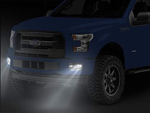 Tecoom Fog Lights Set of 2 Compatible with Ford F150 2015-2020 Aprroved by DOT SEA Waterproof Bright 3200 lumen LED Fog Driving Light Road Off Lights