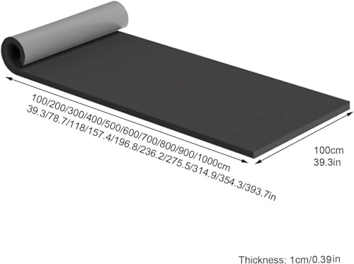 Self-Adhesive Grey Rubber Foam Garage Wall Protectors - 39.3x39.3in Studio Gym Wall Pads for Ultimate Durability & Maximum Protection