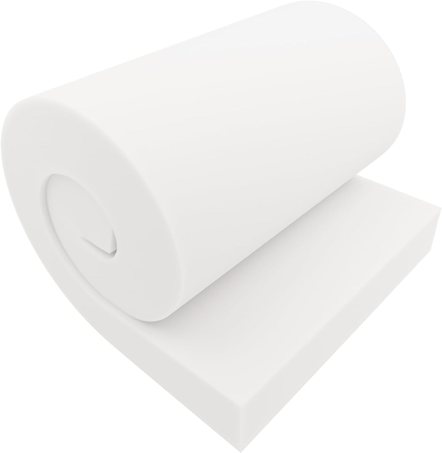 GoTo Foam 6" Height x 24" Width x 72" Length 44ILD (Firm) Upholstery Cushion Made in USA