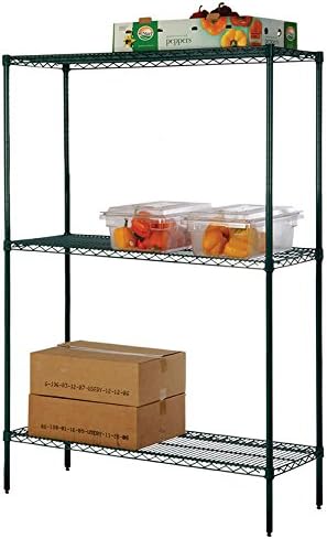 Omega 14" Deep x 36" Wide x 86" High 3 Tier Freezer Starter Shelving Unit