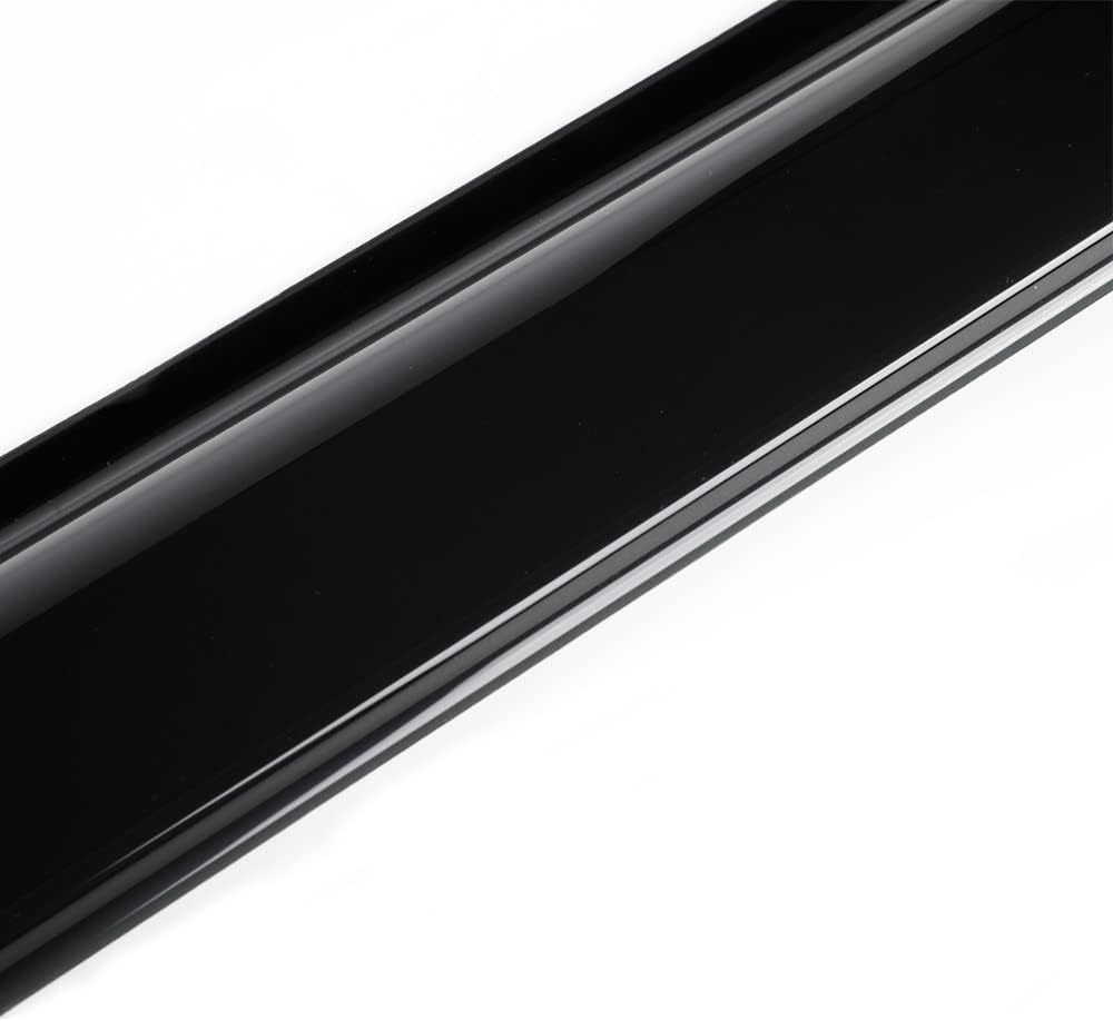 94194 Side Window Visors Wind Vent Deflector,4pcs Outside Mount Tape-On Nice Sun Rain Guards Set for 2010-2019 Ford Taurus