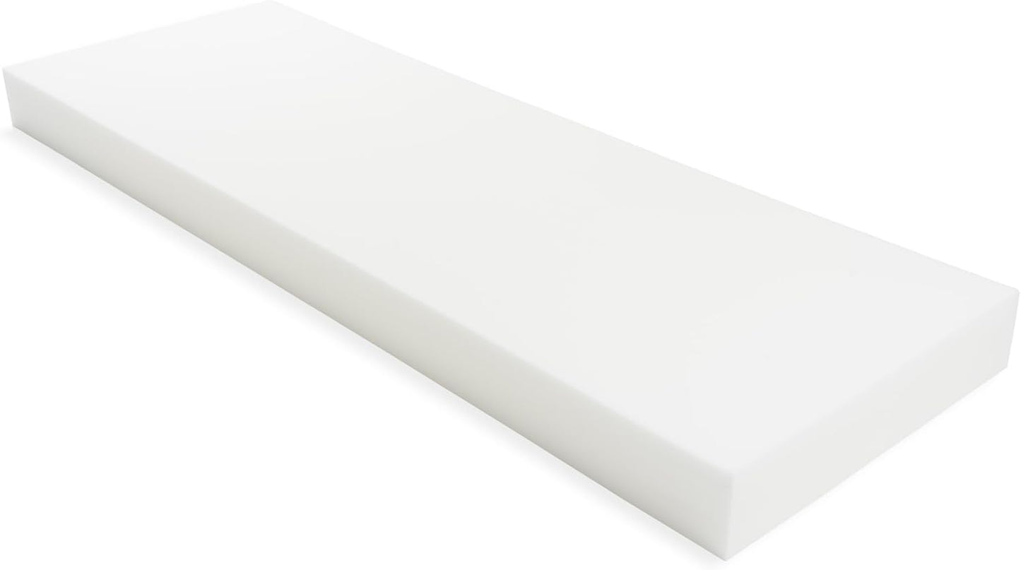 GoTo Foam 5" Height x 24" Width x 72" Length 44ILD (Firm) Upholstery Cushion Made in USA