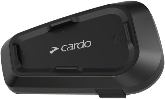 Cardo Spirit HD Motorcycle Bluetooth Communication Headset, Connect Up to 2 Riders, FM Radio - Dual Pack