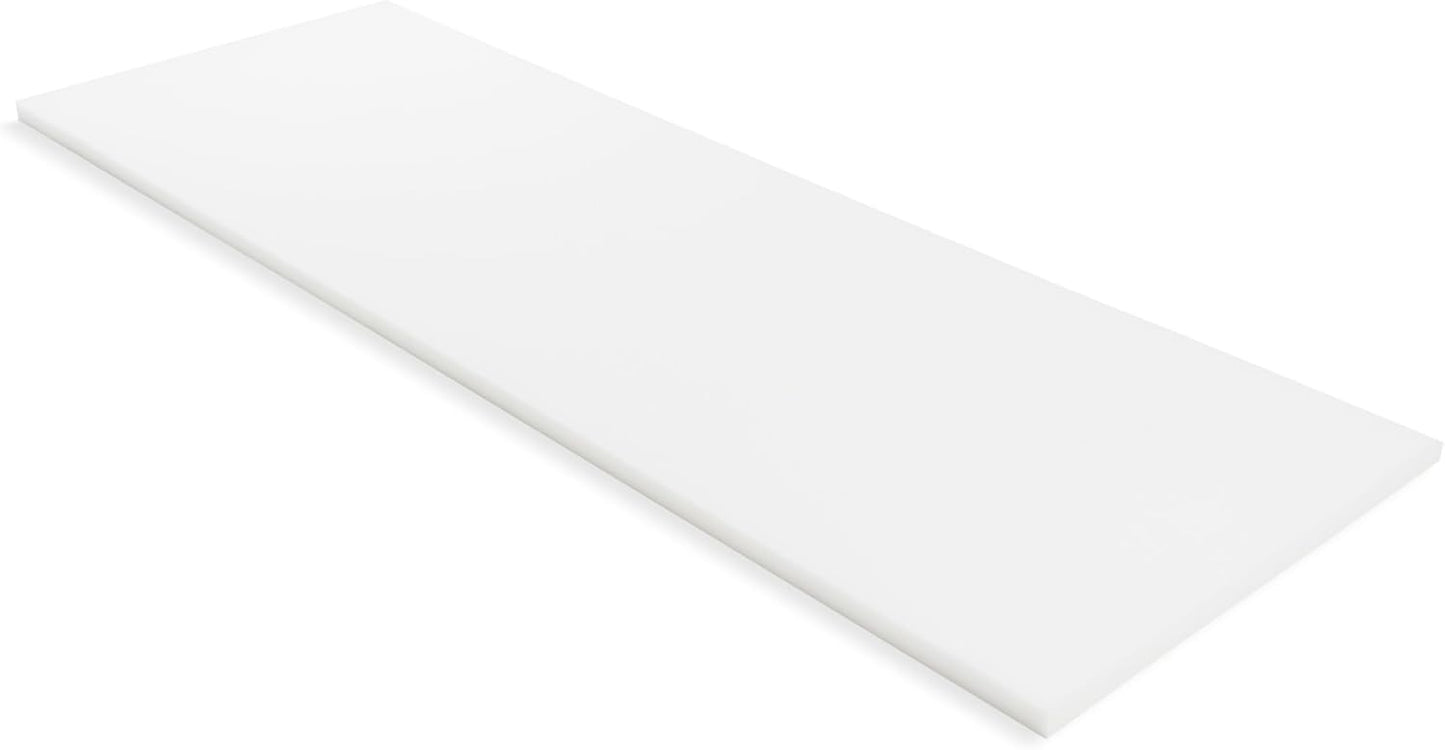 GoTo Foam 1" Height x 24" Width x 72" Length 36ILD (Semi-Firm) Upholstery Cushion Made in USA