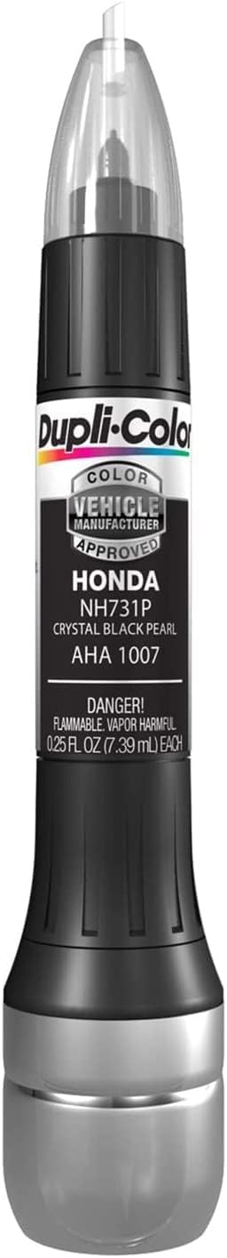 Dupli-Color AHA1007 Scratch Fix All-In-1 Exact-Match Automotive Touch-Up Paint – Honda Crystal Black Pearl –Paint Pen, 0.5 Fl Oz (Pack of 1)